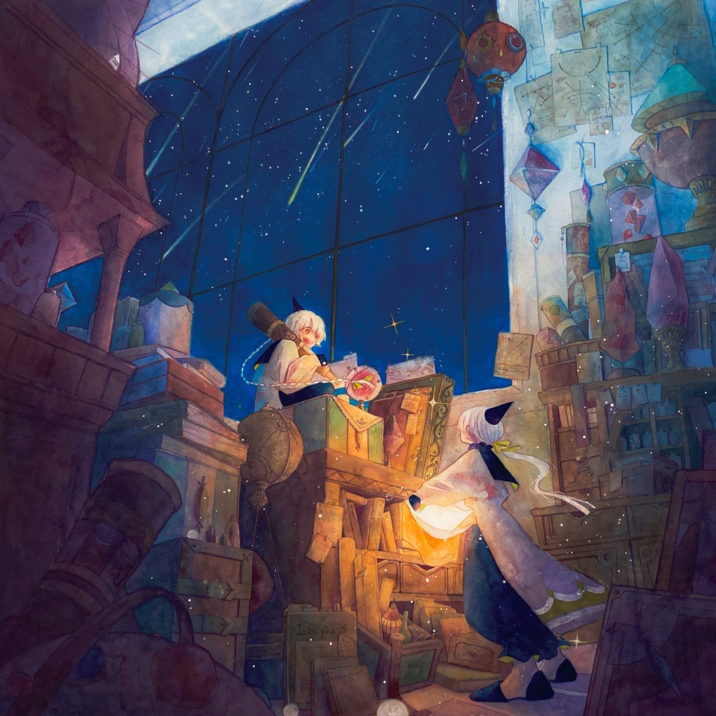 原画「祝祭、星が降る」