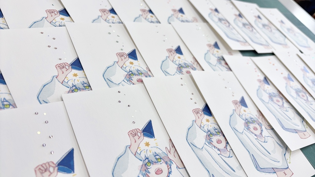 キラキラ複製ドローイング