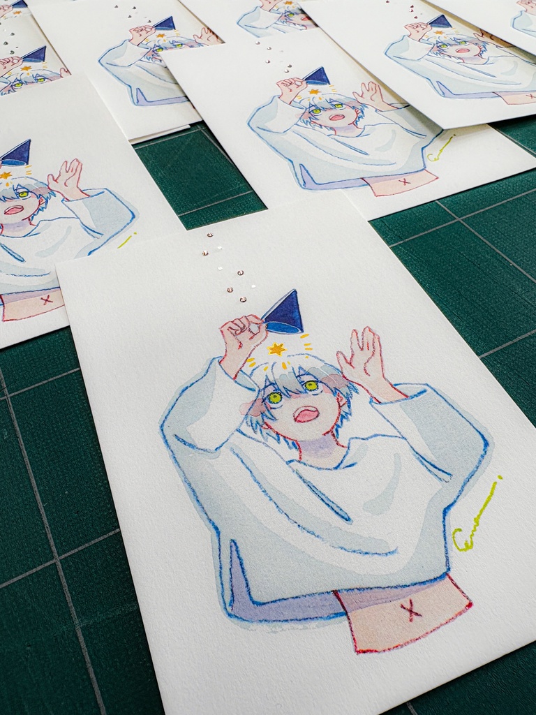 キラキラ複製ドローイング