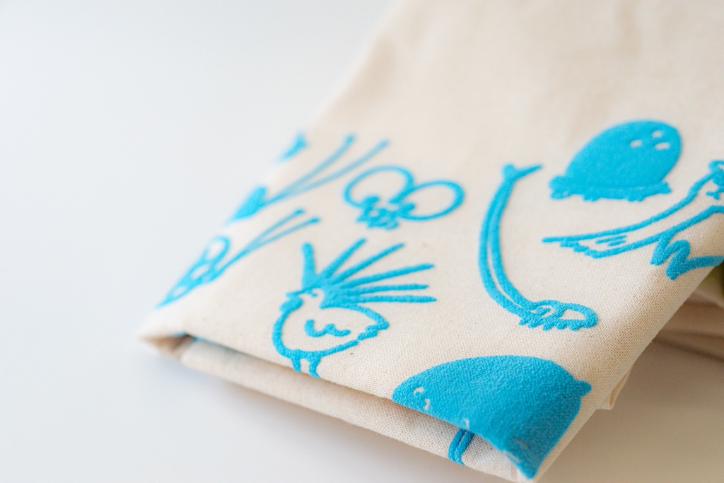 ヘンテコな動物のトートバッグ