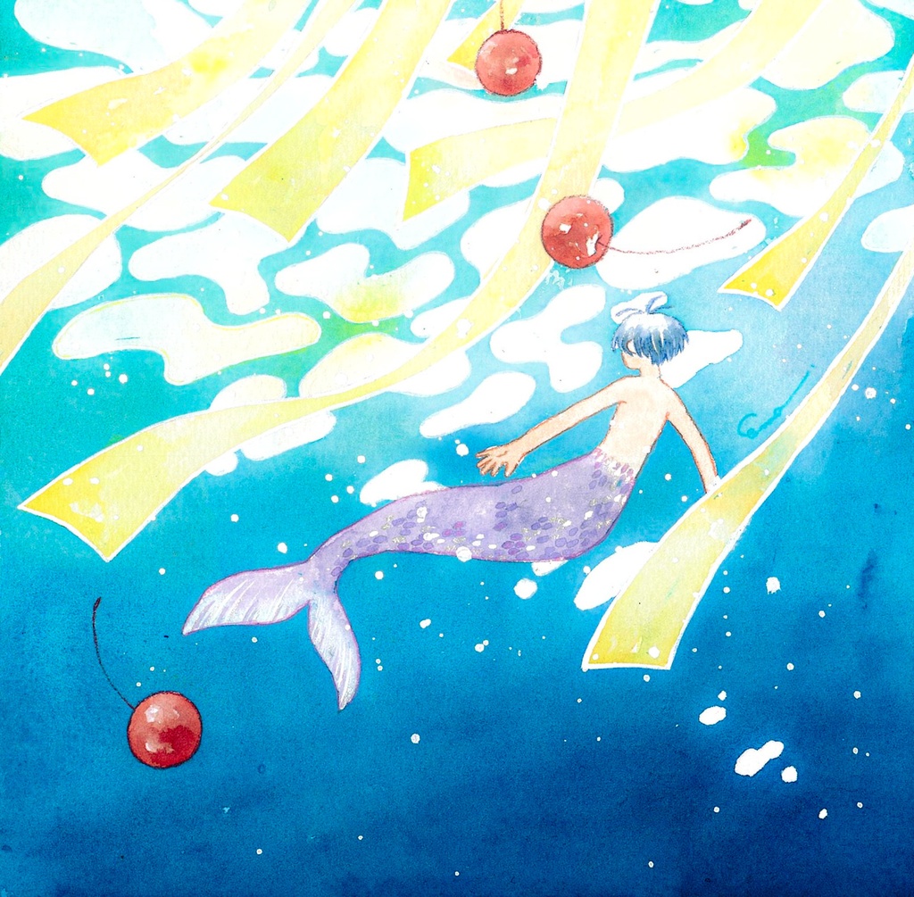 原画「クリームソーダ」