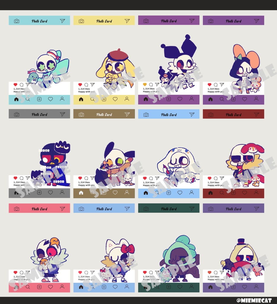 undertale Clear Card