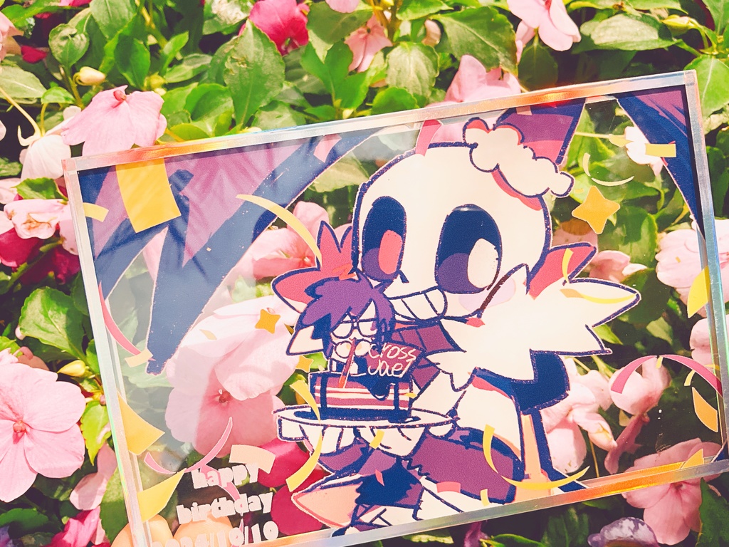 cross クリアアクリル色紙 