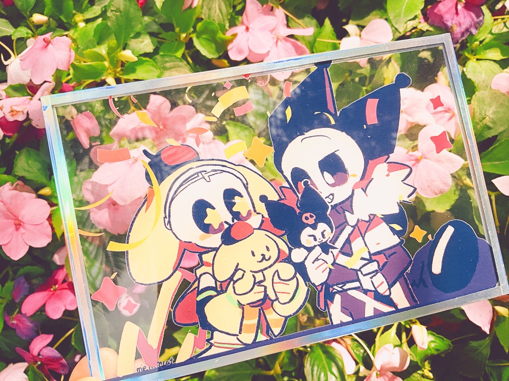 cream クリアアクリル色紙