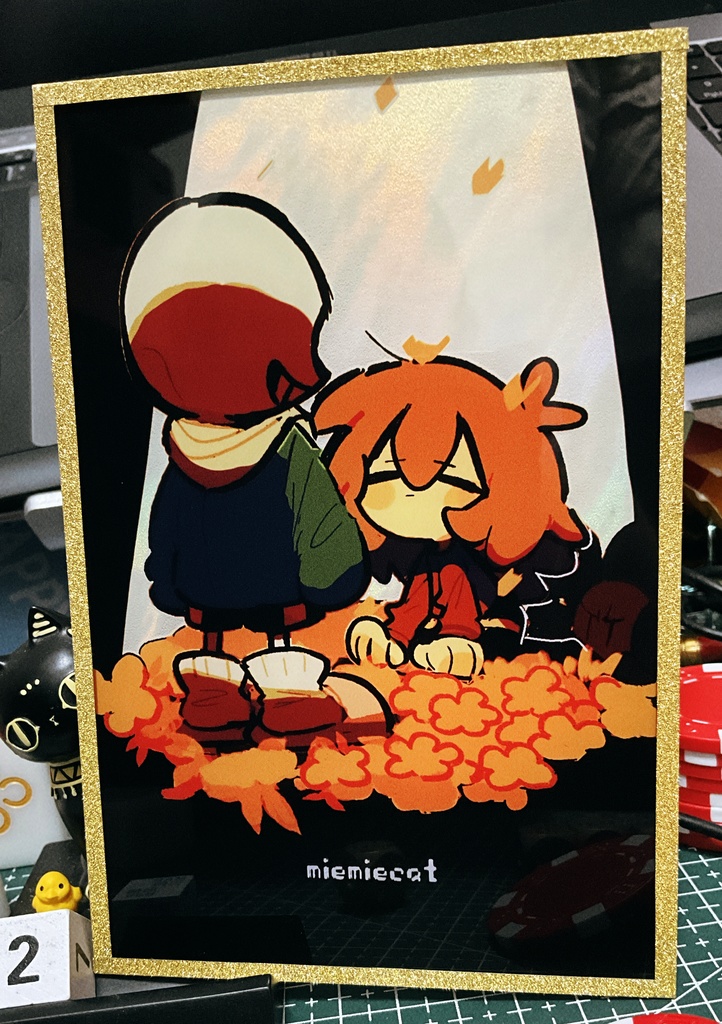 sans&frisk アクリル色紙