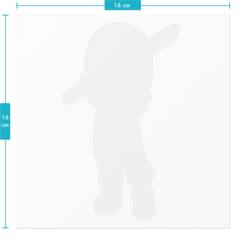 看板娘 なっちゃん ステッカー