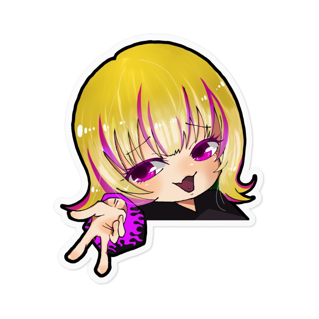 なっちゃん ピーキングステッカー ギャルピver