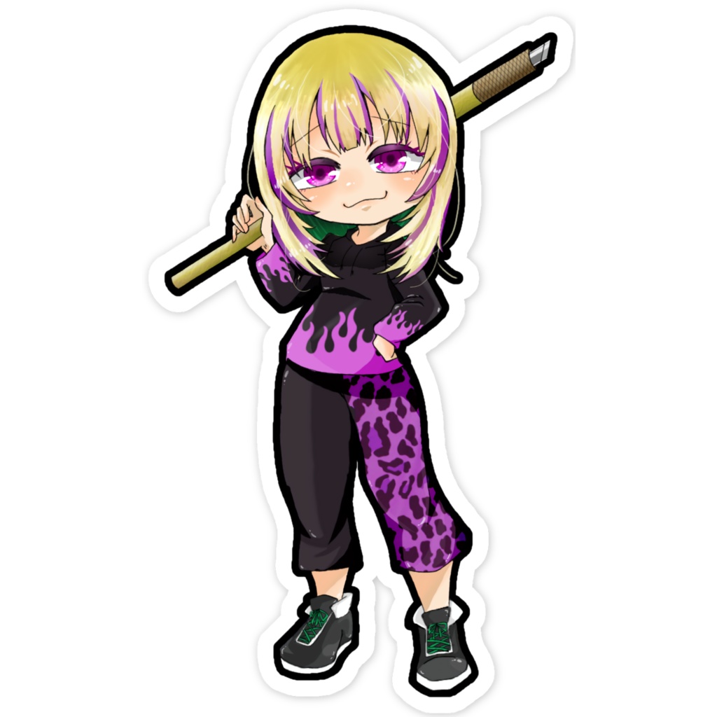 なっちゃん スマホステッカー