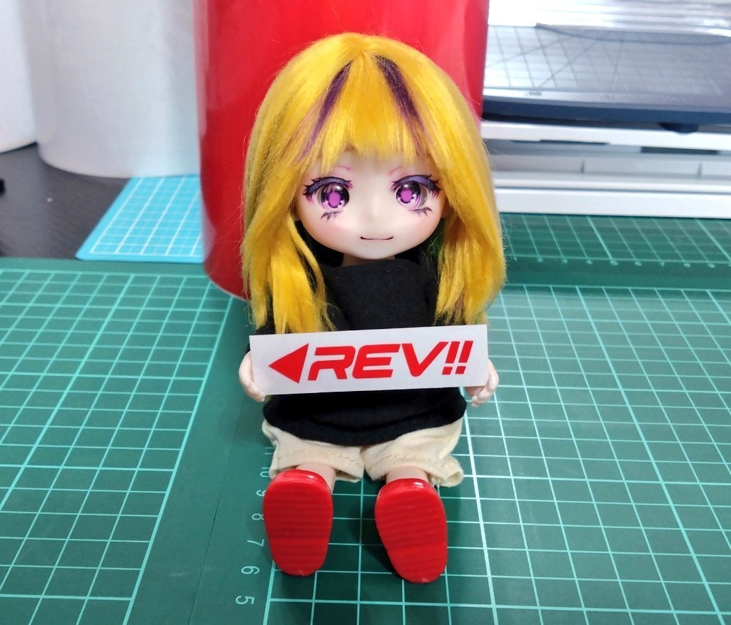 ﾀｺﾒｰﾀｰ用 REVマーク ｽﾃｯｶｰ