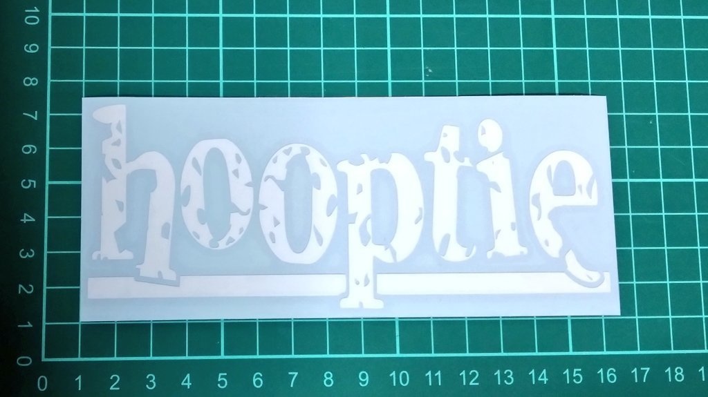 hooptie カッティングステッカー