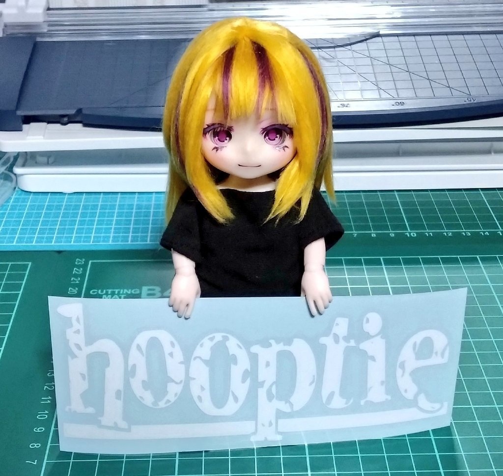 hooptie カッティングステッカー