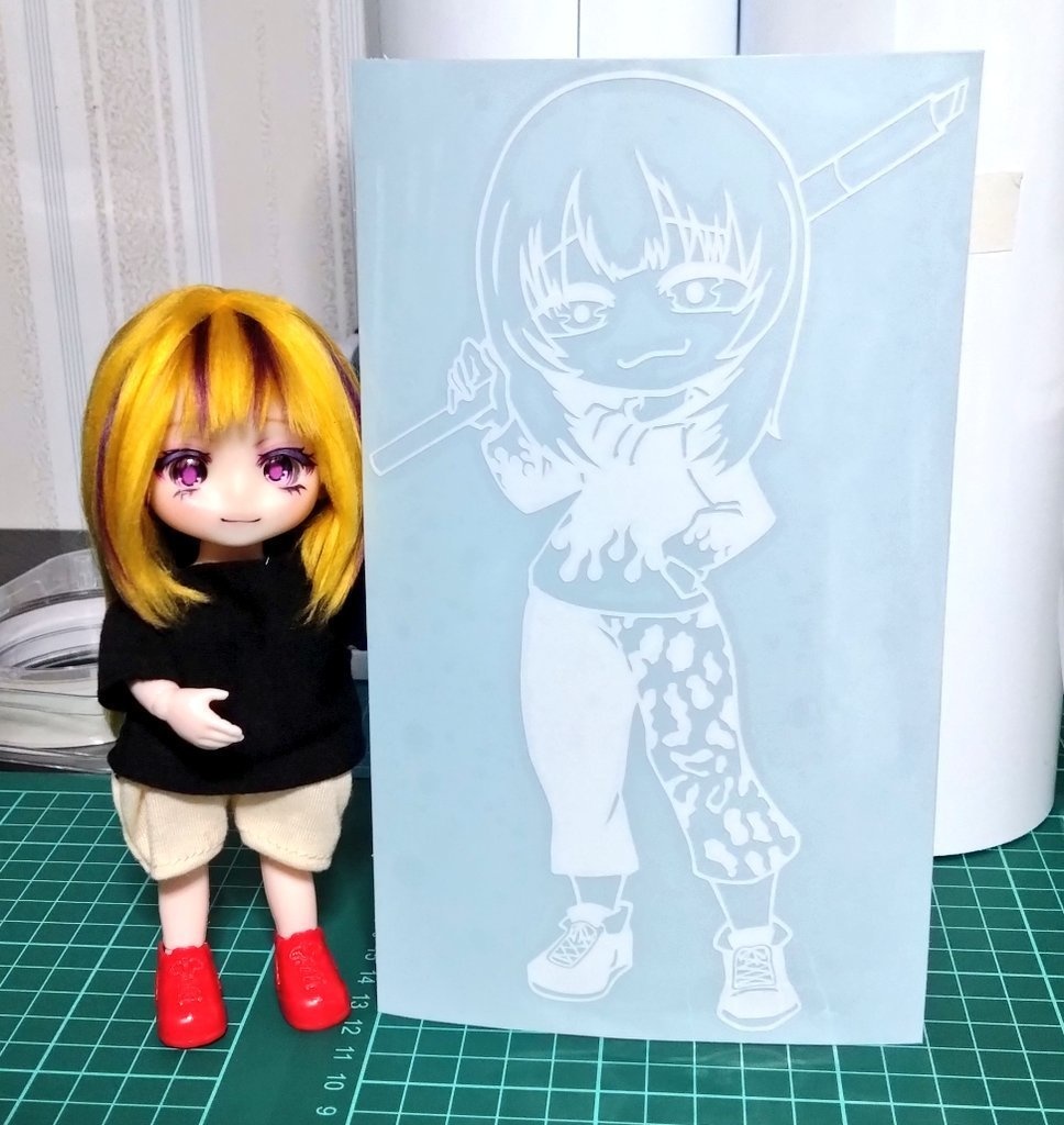 なっちゃん カッティングステッカー