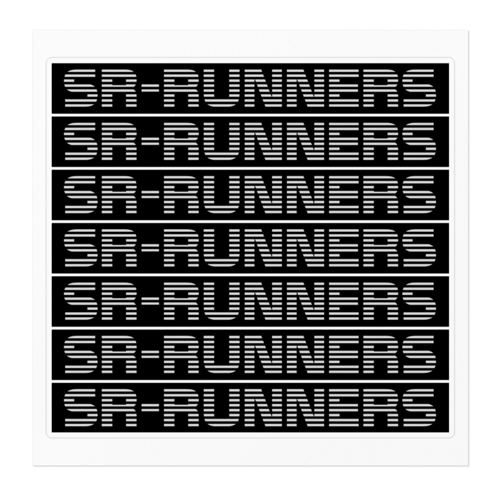 SR-RUNNERS / CA-RUNNERS ステッカー7枚組(要カット)
