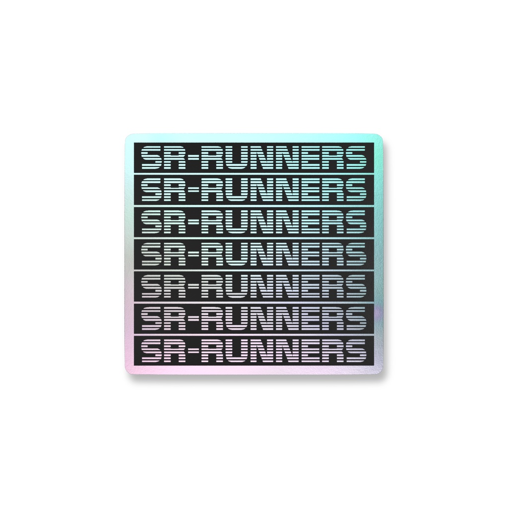 SR-RUNNERS 7枚組オーロラステッカー (要カット)