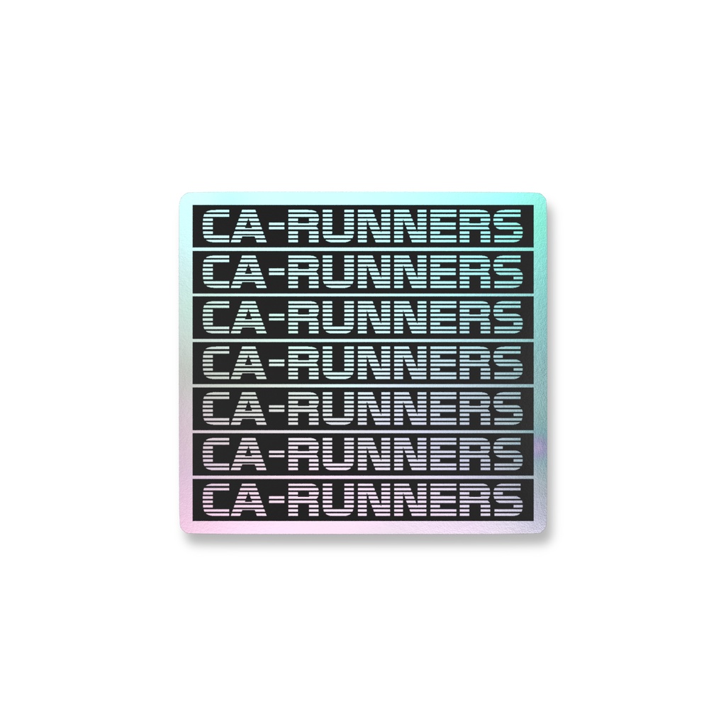 CA-RUNNERS 7枚組オーロラステッカー (要カット)