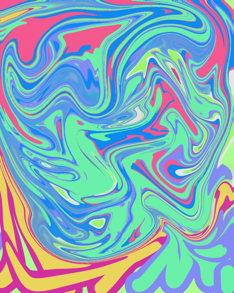 カラフルマーブル背景画③