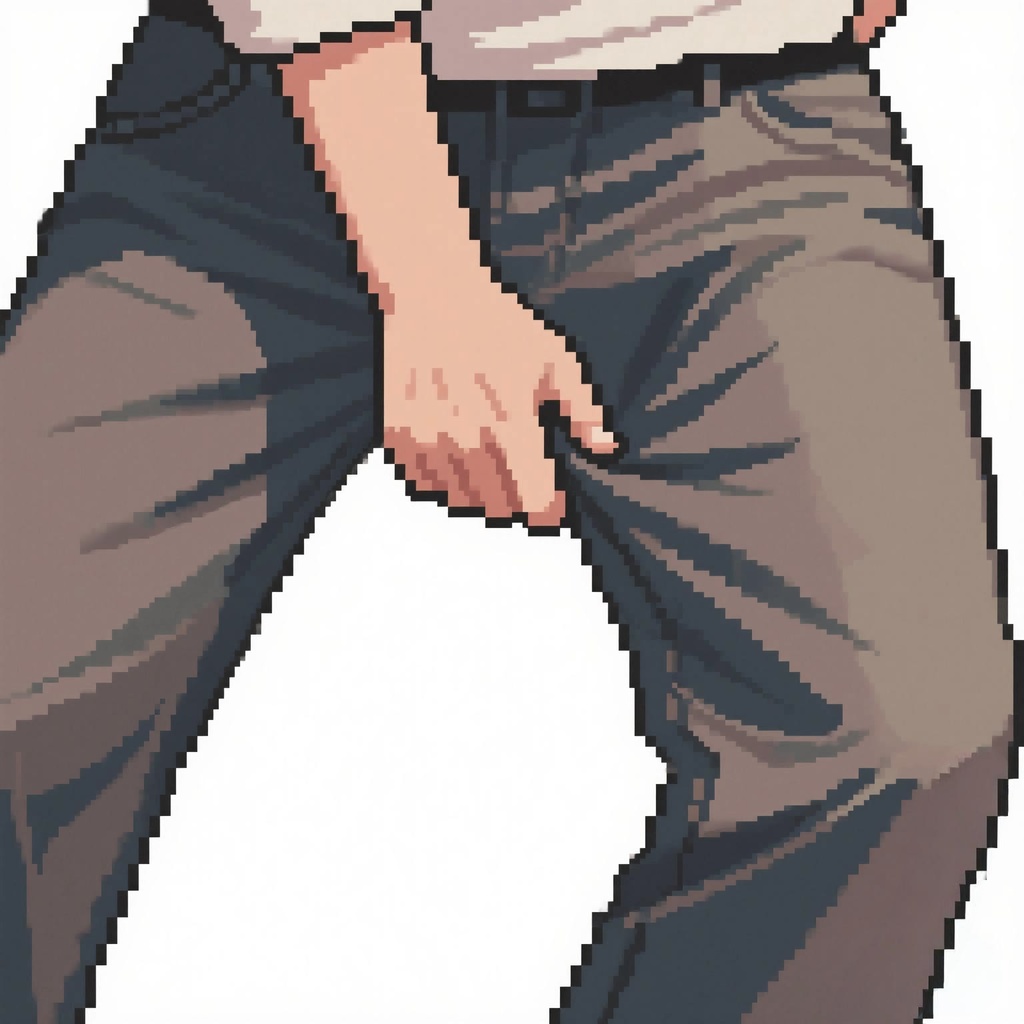 詰まっちゃった。Stuck | pixel art