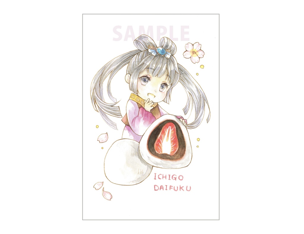 桜天女フレームレス原画