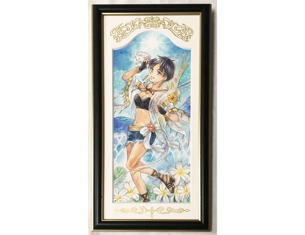 額装原画／情熱の魔法