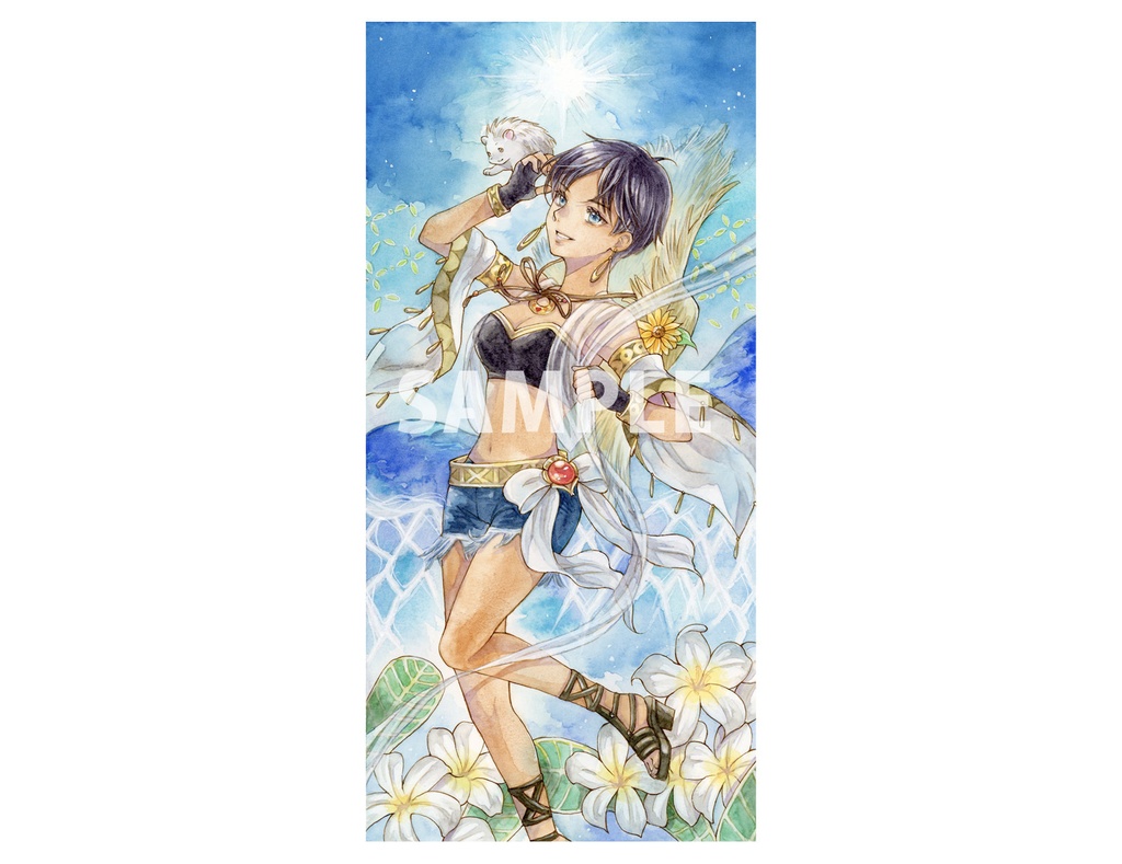 額装原画/情熱の魔法