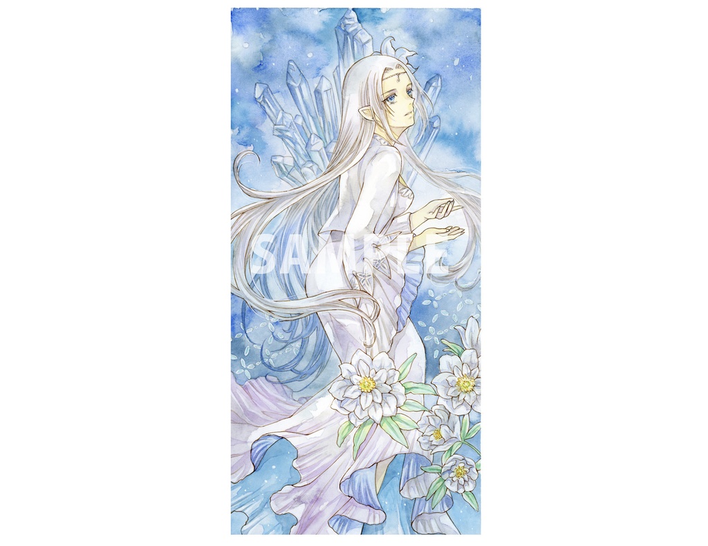 額装原画/静謐の魔法