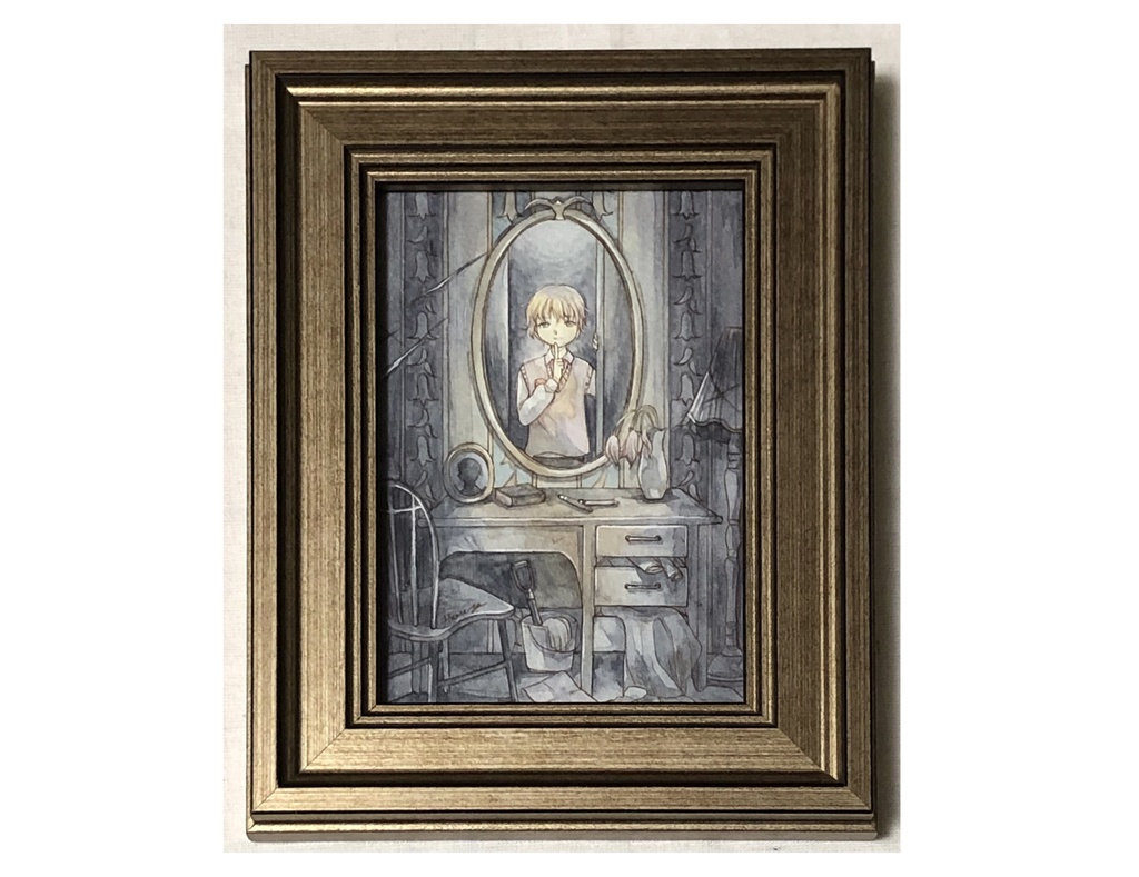 【NEW】額装原画／ひみつの部屋