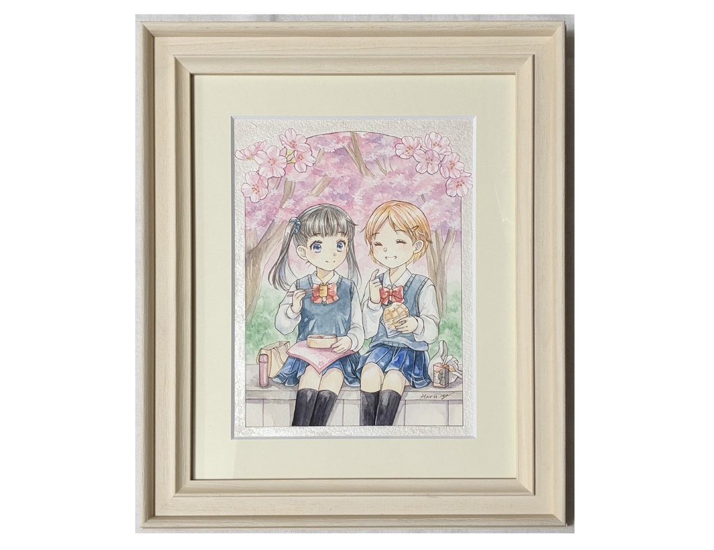 額装原画／ひとくちちょうだい