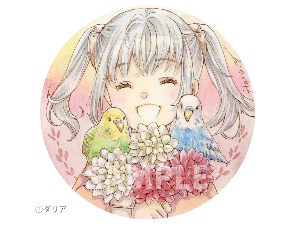 てのひらペーパー原画各種