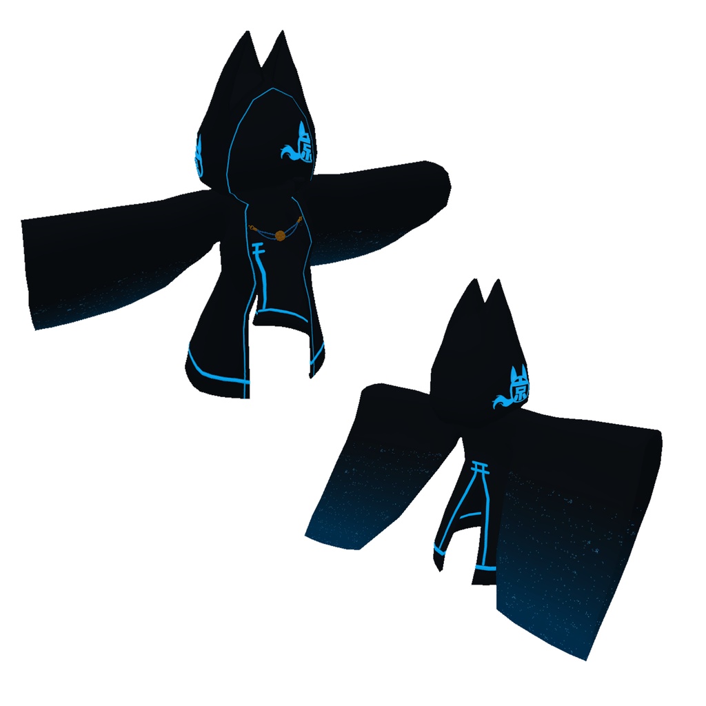 『和パーカー』(京狐、ウルフェリア、幽狐族のお姉様、ミーシェ対応)