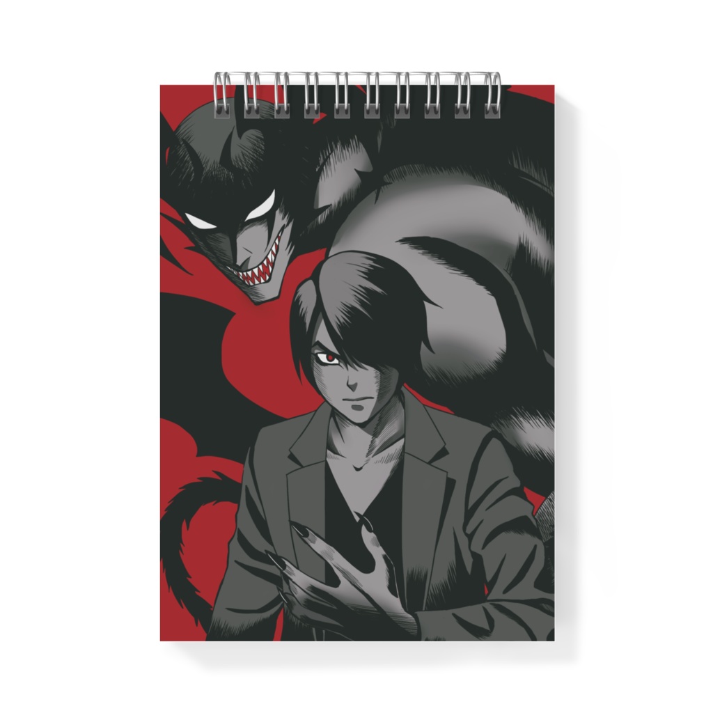 デビルマン風加藤さんカラーverメモ帳