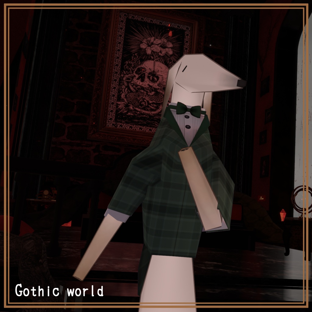 【Free】ボルゾイのゾーイ~紳士になれる服~【Quest対応】