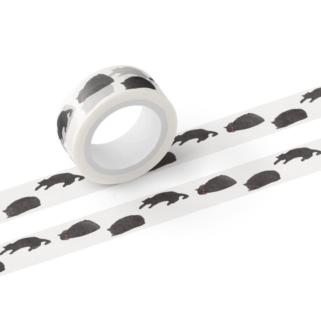 くろねこのマスキングテープ