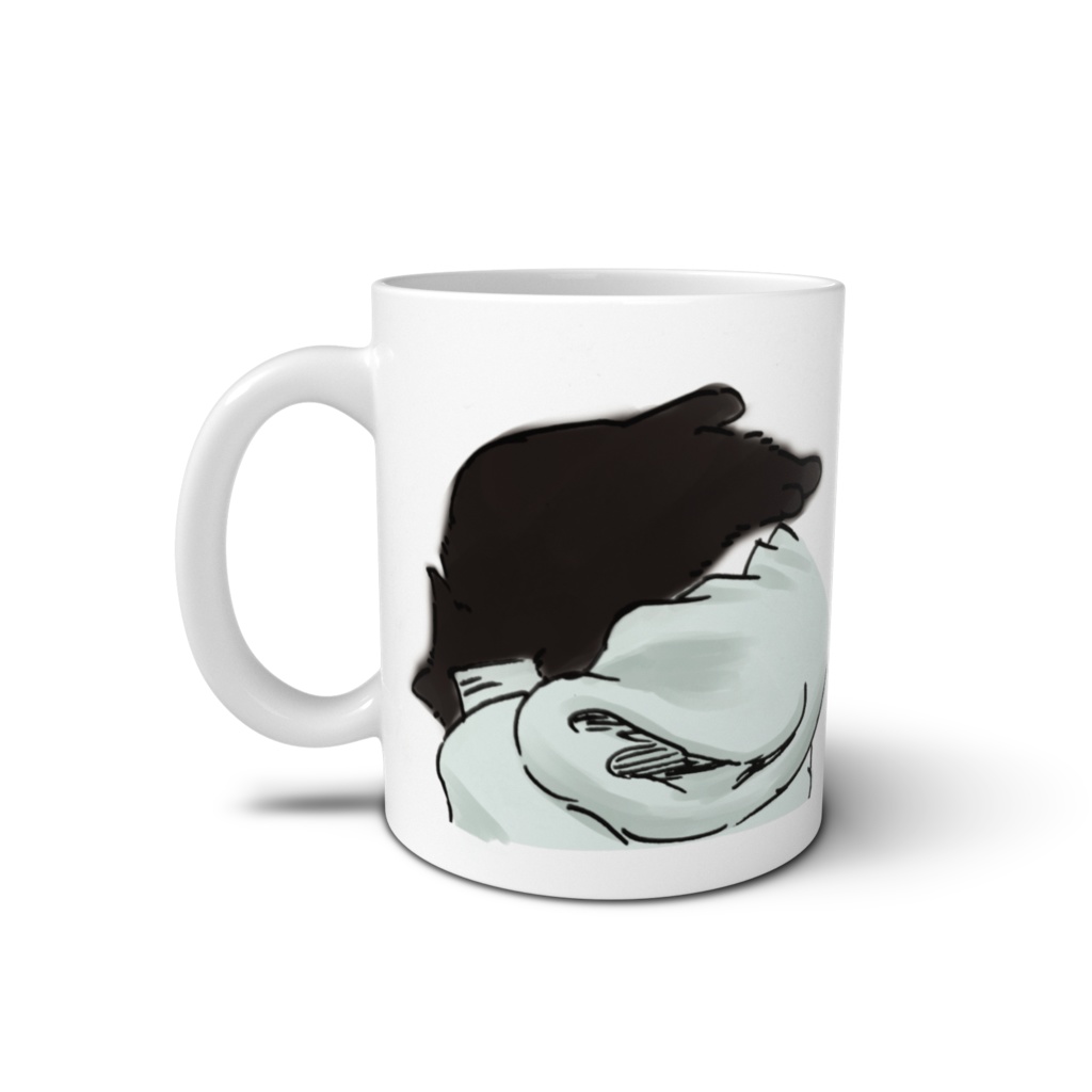 くろねこのマグカップ