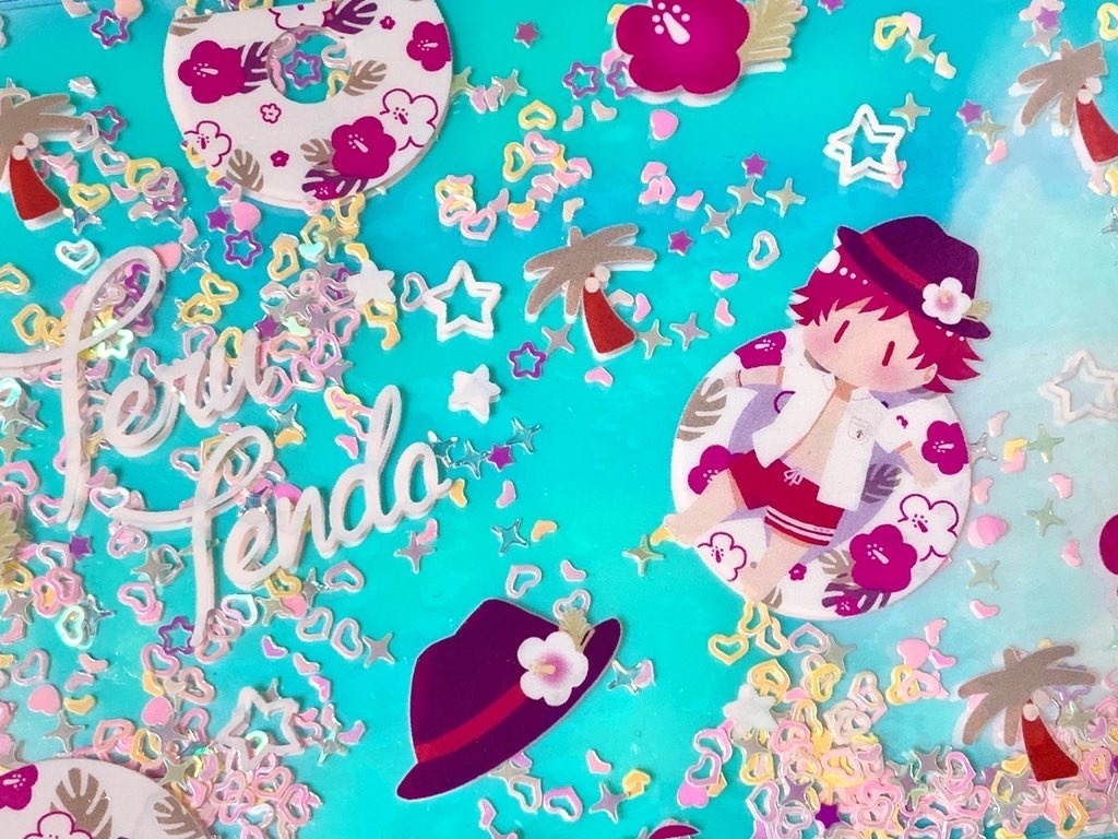 ナイトプールマスクポーチ