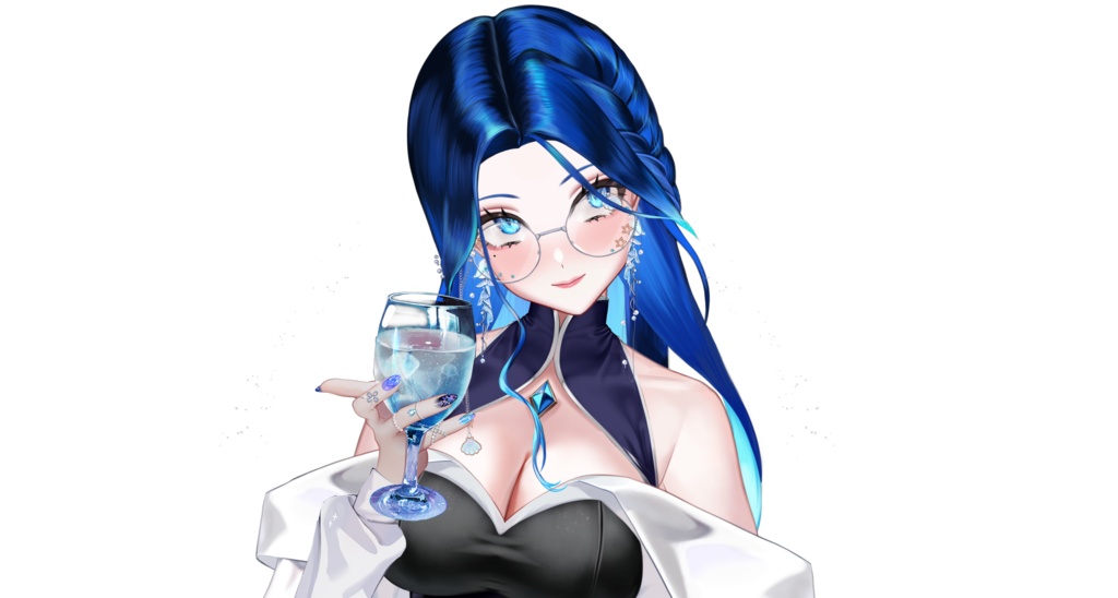 [限定1点] Jellyfish girl + Additional Art, 3d Model and more 【VTS対応】