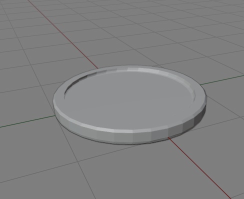 シンプル ミニマル コースター｜丸型 くぼみ付き