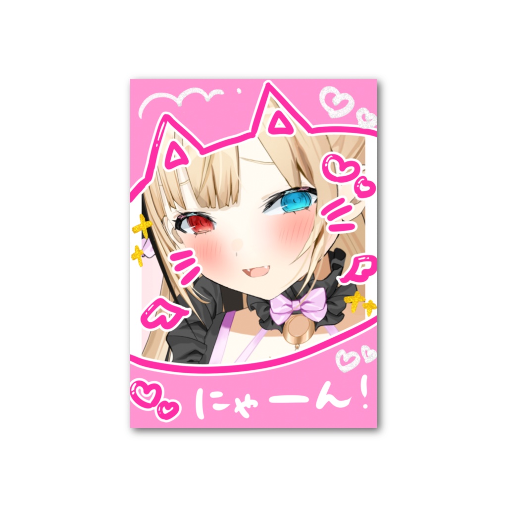 天堕の完全手描き!チェキ風カード(全4種類)