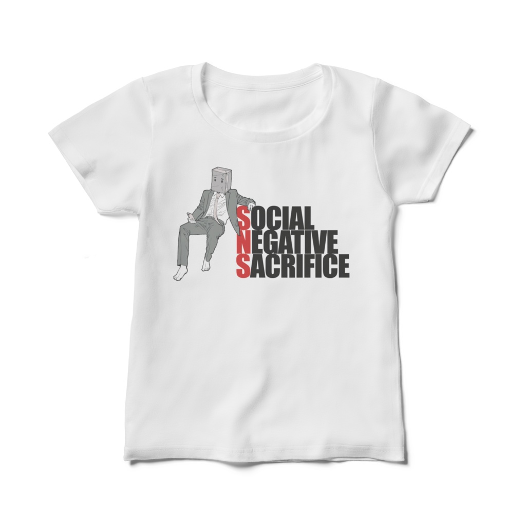 バニリゾワードTシャツ"SNS"
