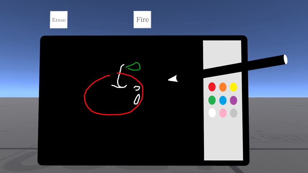 お絵描き花火【VRChatワールドギミック】