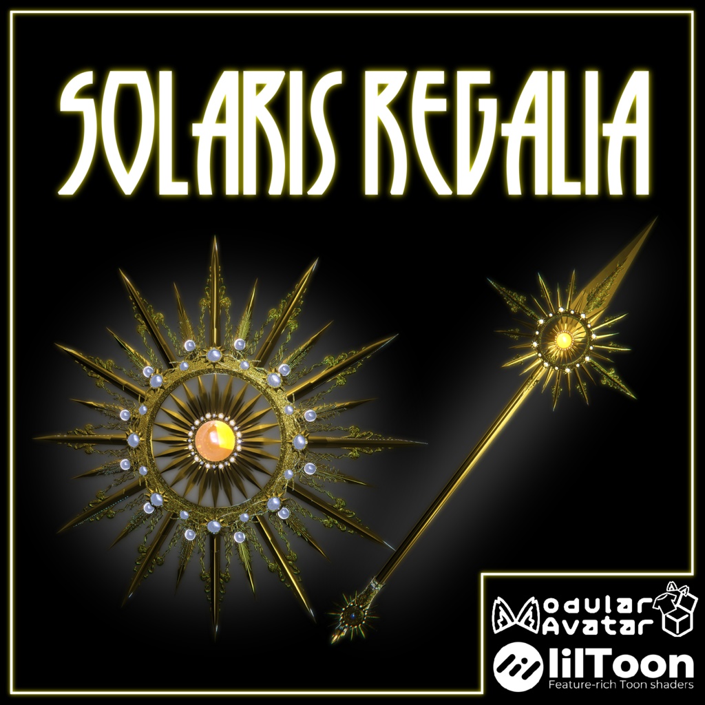 【VRChat想定・MA対応】Solaris Regalia