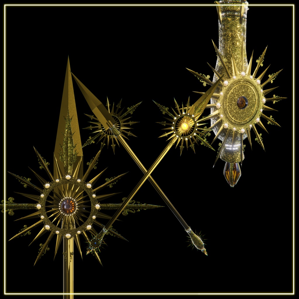 【VRChat想定・MA対応】Solaris Regalia