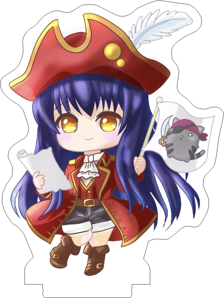 サマポケ　久島鴎　ミニアクリルスタンド
