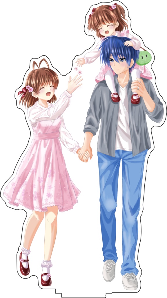 CLANNAD 岡崎家ビックアクリルスタンド