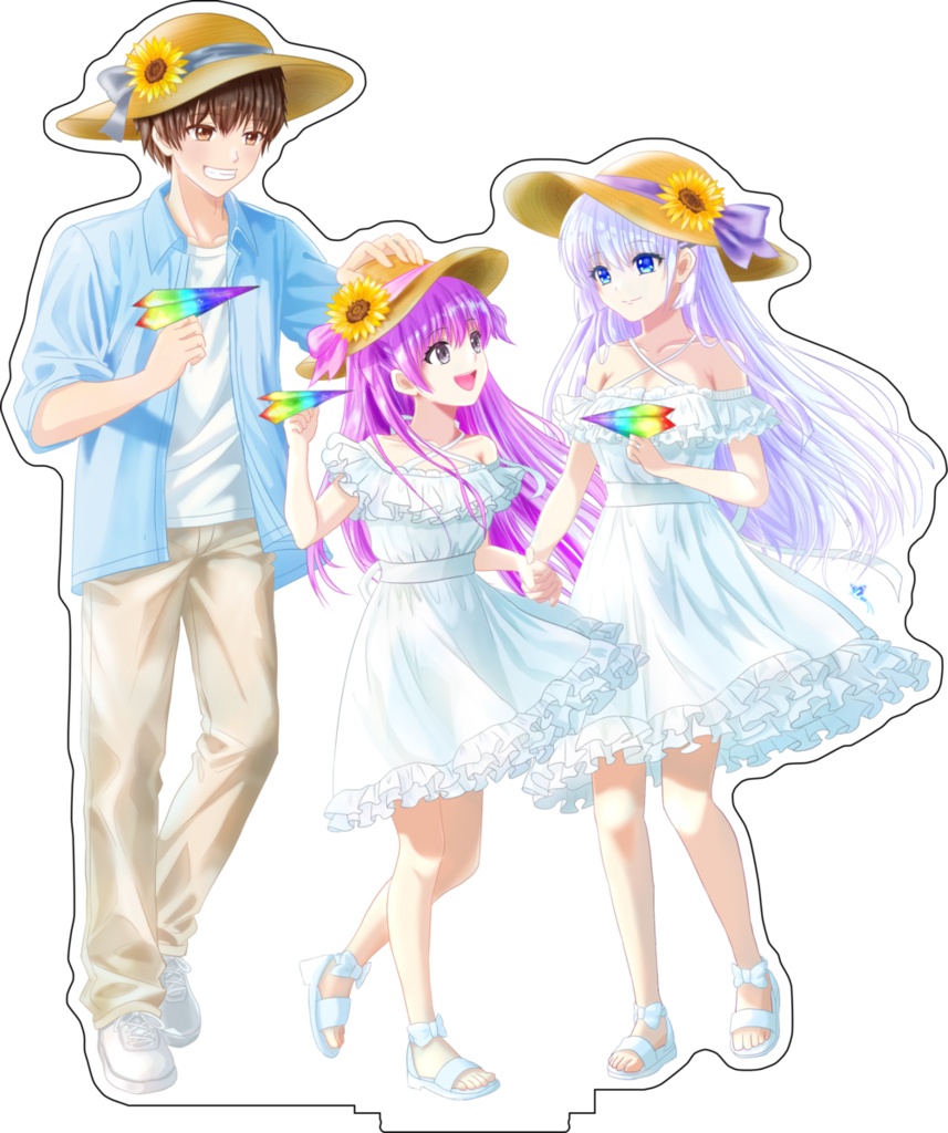 サマポケ　鷹原家ビックアクリルスタンド
