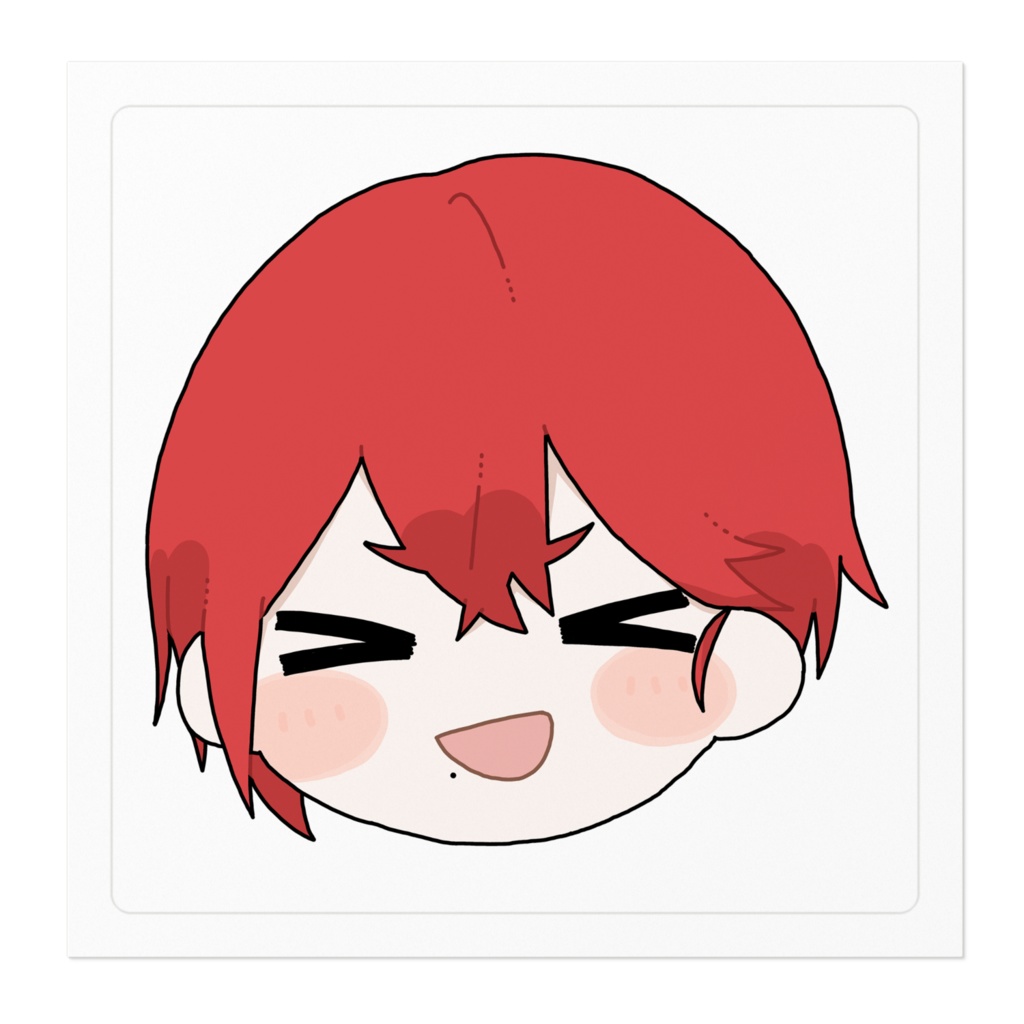 かみあにこにこステッカー