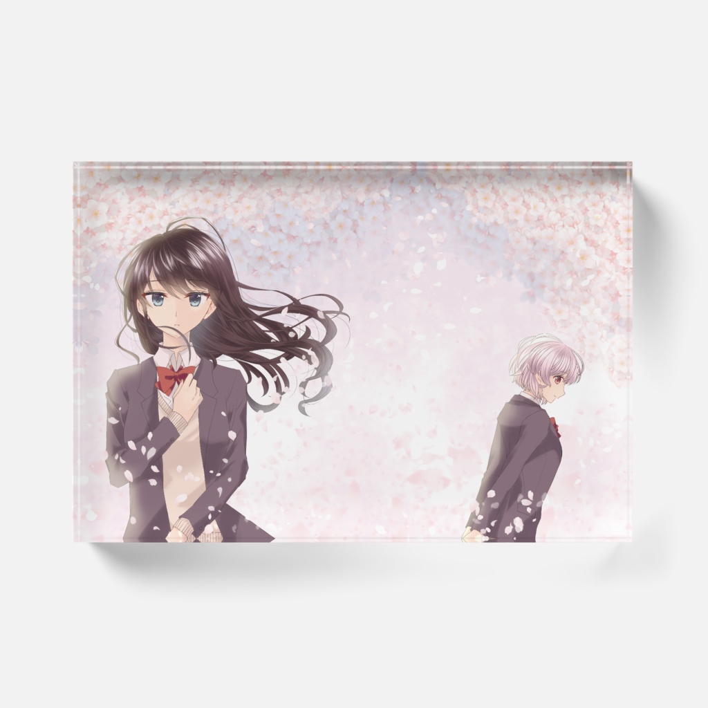 放課後のさくら/アクリルブロック