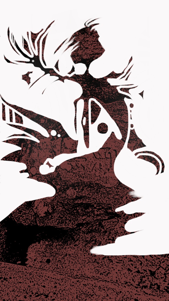 画像素材:庚申塔【TRPGや動画などに】