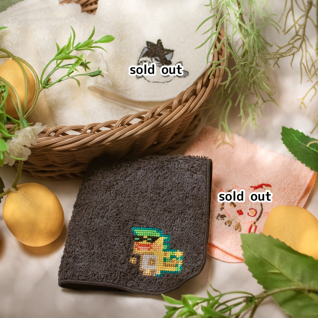 刺繍ハンカチ【アハウ】