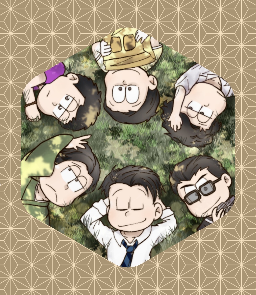 まつとしきかば+六角形キーホルダーセット