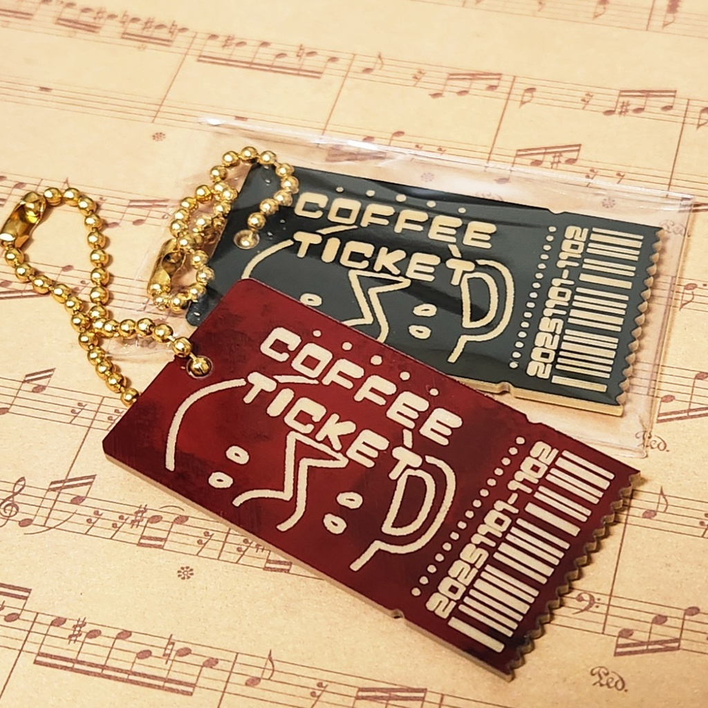 うたきっぷチケット風キーホルダー